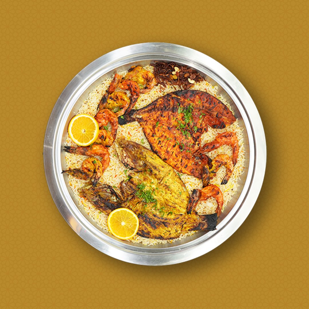 Seafood Mix Platter + 4 Soft drinks