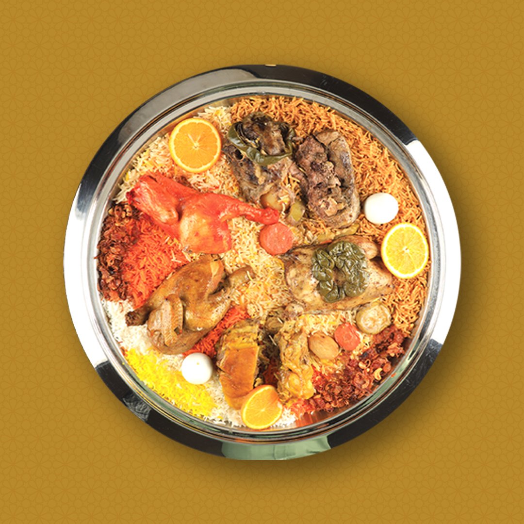 Taizz Special Mix Mandi + 6 Soft Drinks